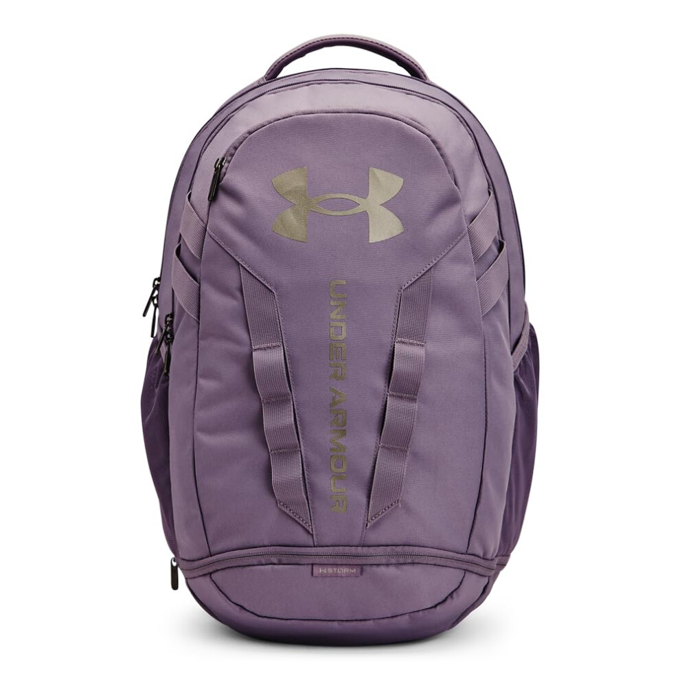 Under Armour Unisex-Adult Hustle 5.0 Backpack  (550) Violet Gray/Viole