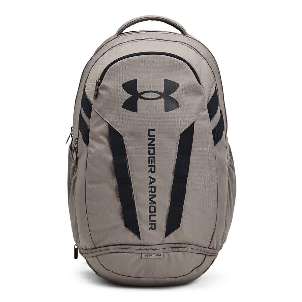 Under Armour Unisex-Adult Hustle 5.0 Backpack  (294) Pewter/Black/Meta