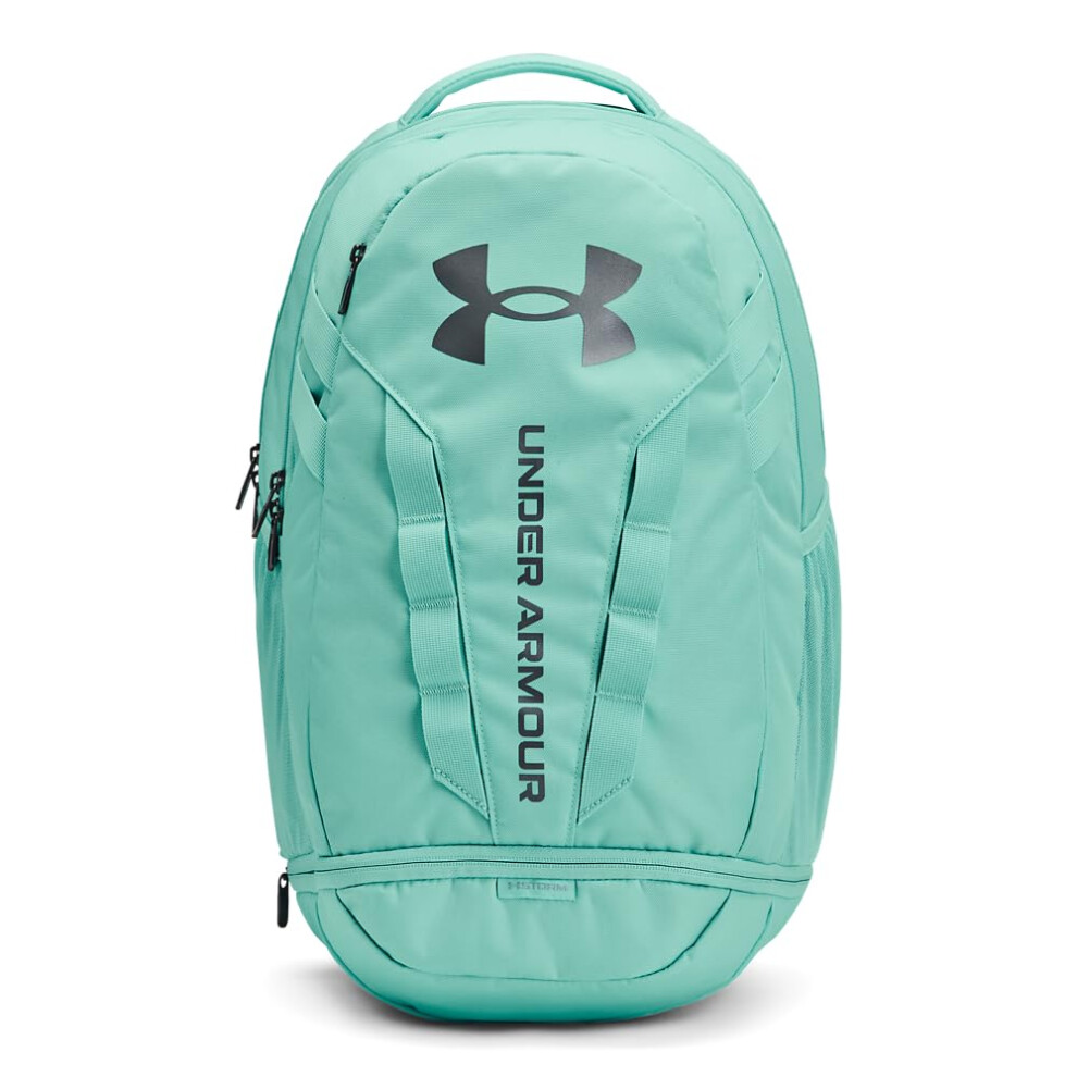 Under Armour Unisex-Adult Hustle 5.0 Backpack  (361) Neo Turquoise/Neo