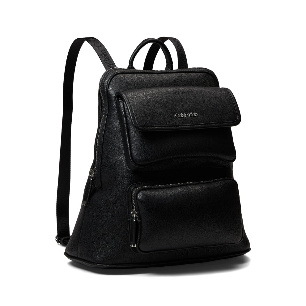 Calvin Klein Enya Backpack Black/Silver One Size