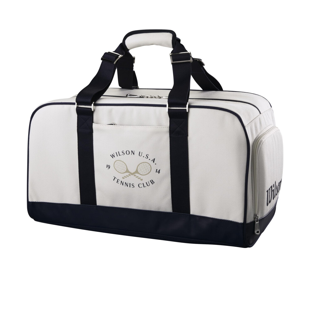 WILSON 1914 Heritage Duffel Bag - Cream/Dark Navy