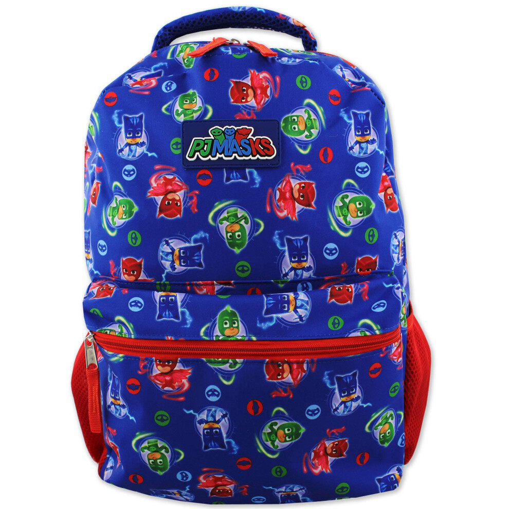 Disney PJ Masks Boy's 16 inch School Backpack (One Size  Blue)