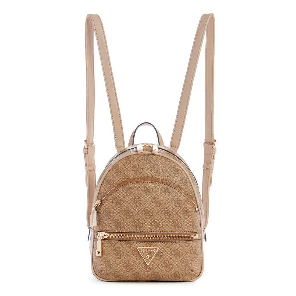 GUESS Manhattan Backpack Latte Logo