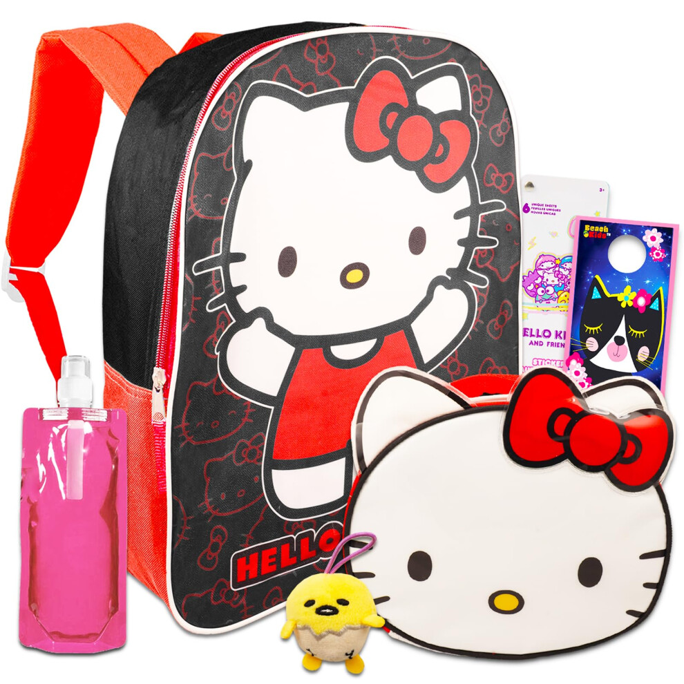 Hello Kitty Backpack and Lunch Box Set - Bundle with Hello Kitty Backp