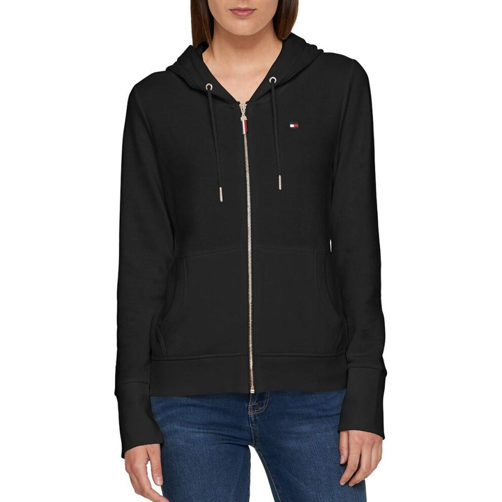 Tommy Hilfiger Zip-up Hoodie - Classic Sweatshirt for Women with Draws