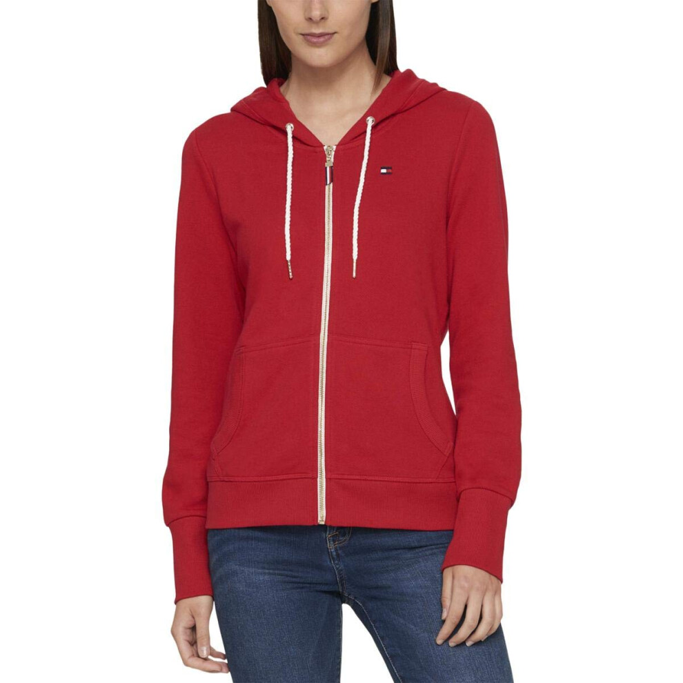 Tommy Hilfiger Zip-up Hoodie - Classic Sweatshirt for Women with Draws