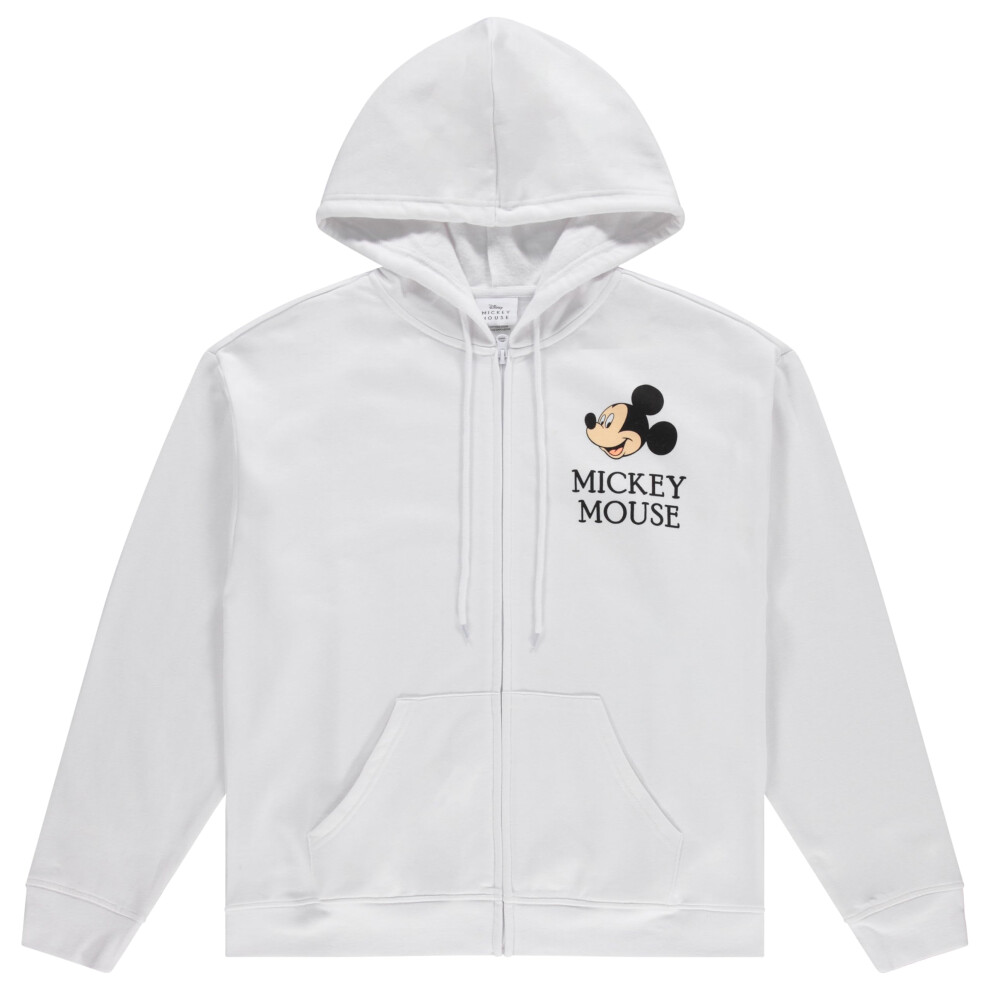 Disney Ladies Mickey Mouse Fashion Hoodie Mickey and Minnie Mouse Clas