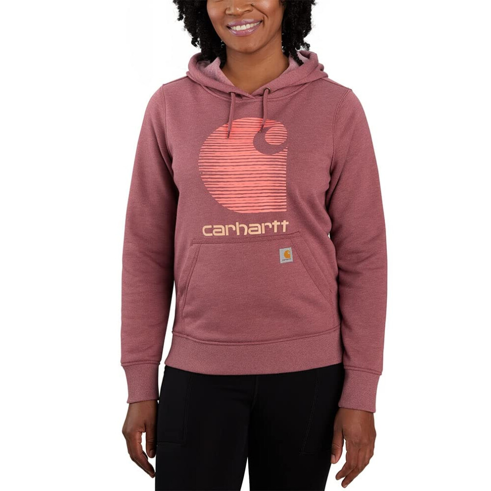 Carhartt Women's Rain Defender Relaxed Fit Midweight C Logo Graphic Sw