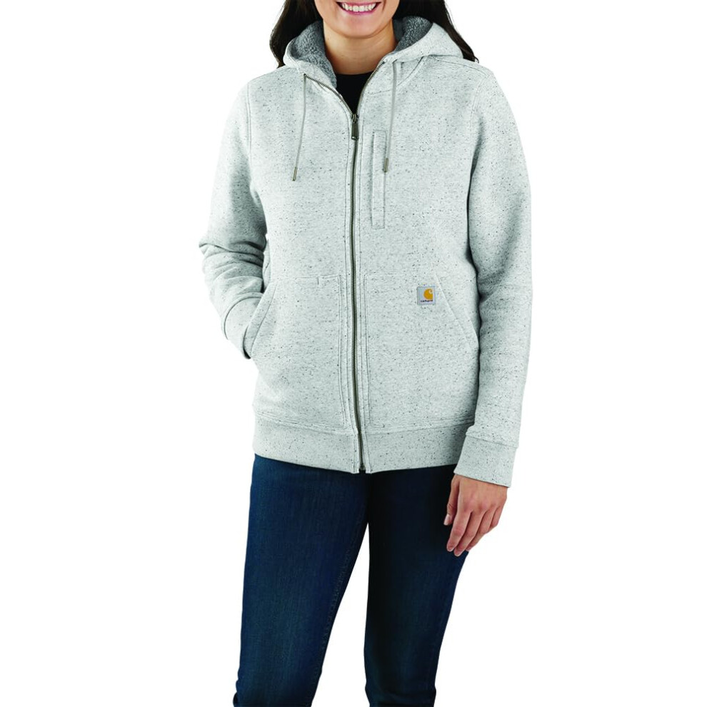 Carhartt Women's Relaxed Fit Midweight Sherpa-Lined Full-Zip Sweatshir