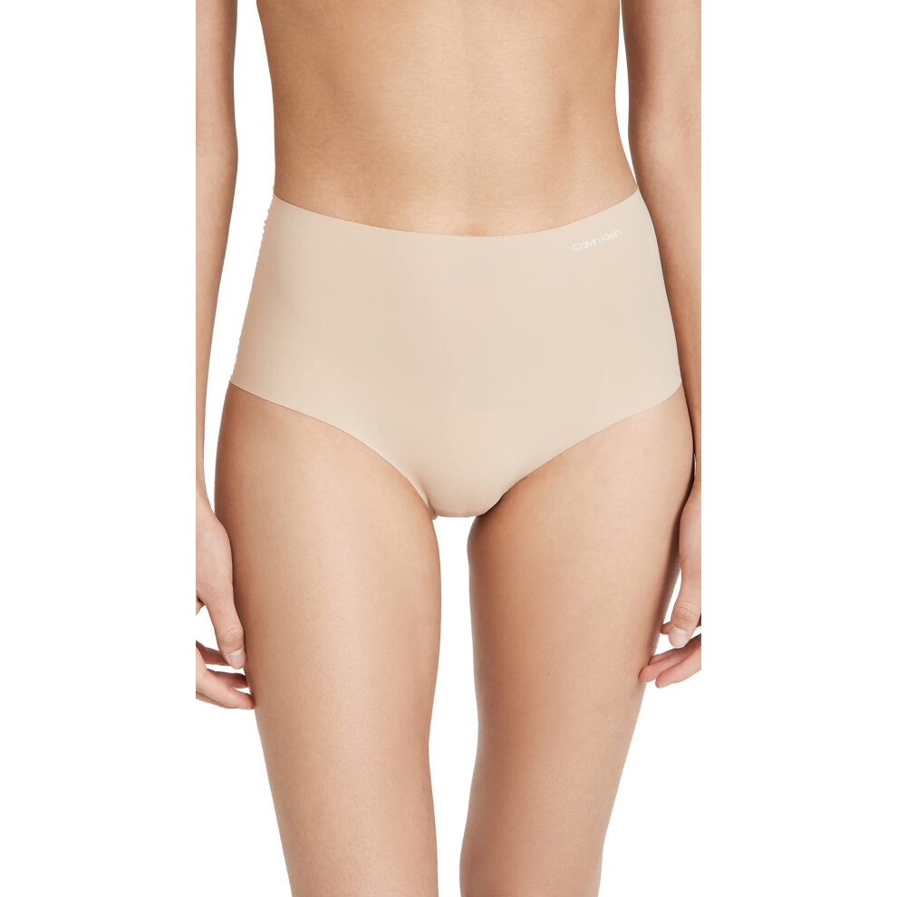 Calvin Klein Women's Invisibles Modern Brief Panty  Bare  M