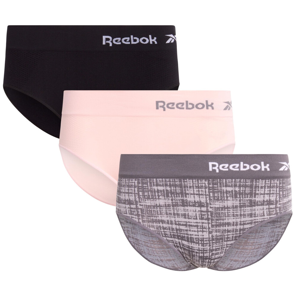 Reebok Women's Underwear - Seamless Hipster Briefs (3 Pack)  Size Larg