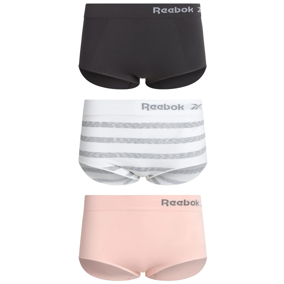 Reebok Women's Underwear - Seamless High Waist Brief Panties (3 Pack)