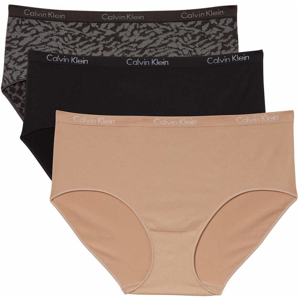 Calvin Klein Womens 3 Pack Seamless Modern Brief (as1  alpha  x_l  reg