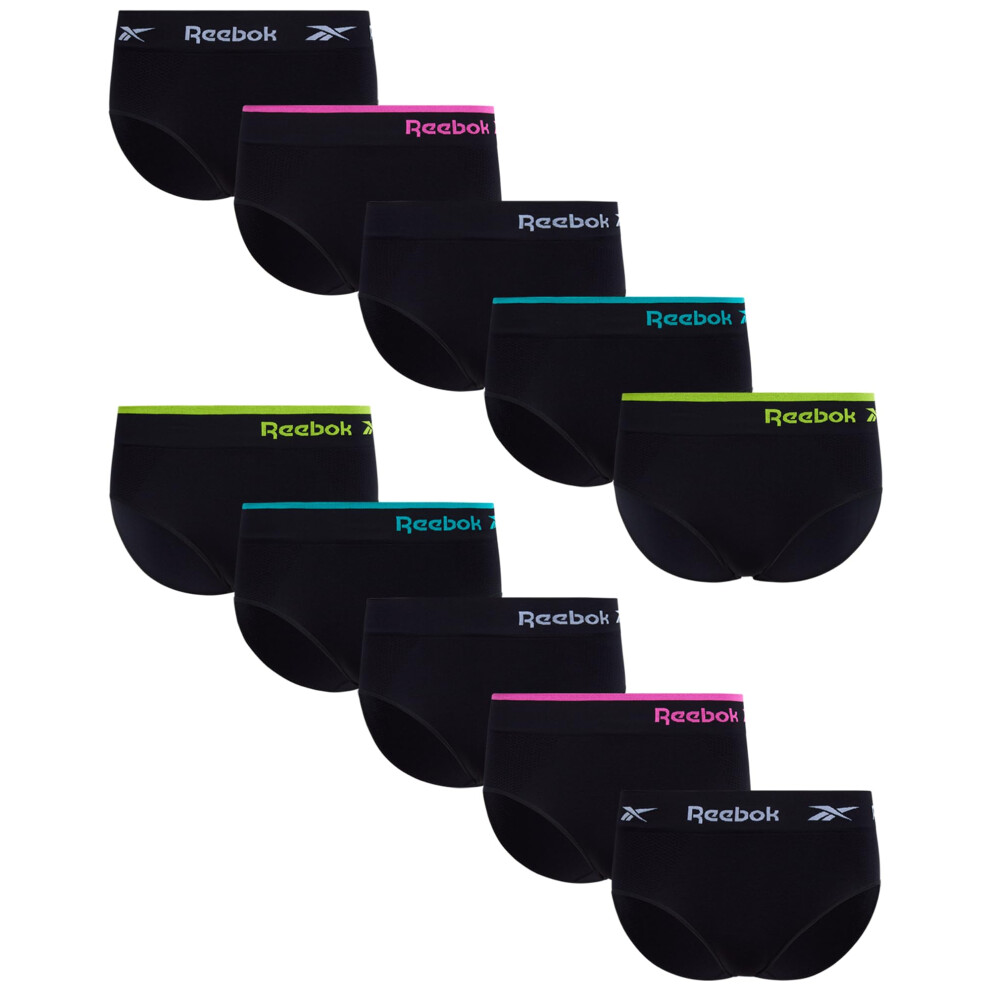 Reebok Women's Underwear - Seamless Hipster Briefs (10 Pack)  Size Sma