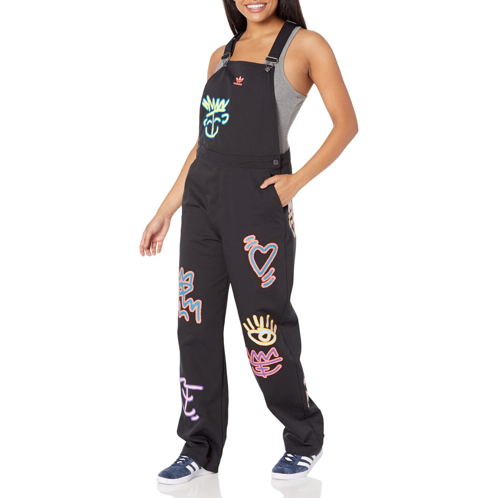 adidas Originals womens Love Unites Overalls Multicolor Small