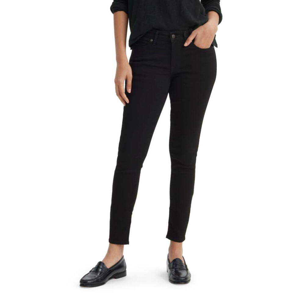 Levi's Women's 711 Skinny Jeans  Soft Black  24W x 30L