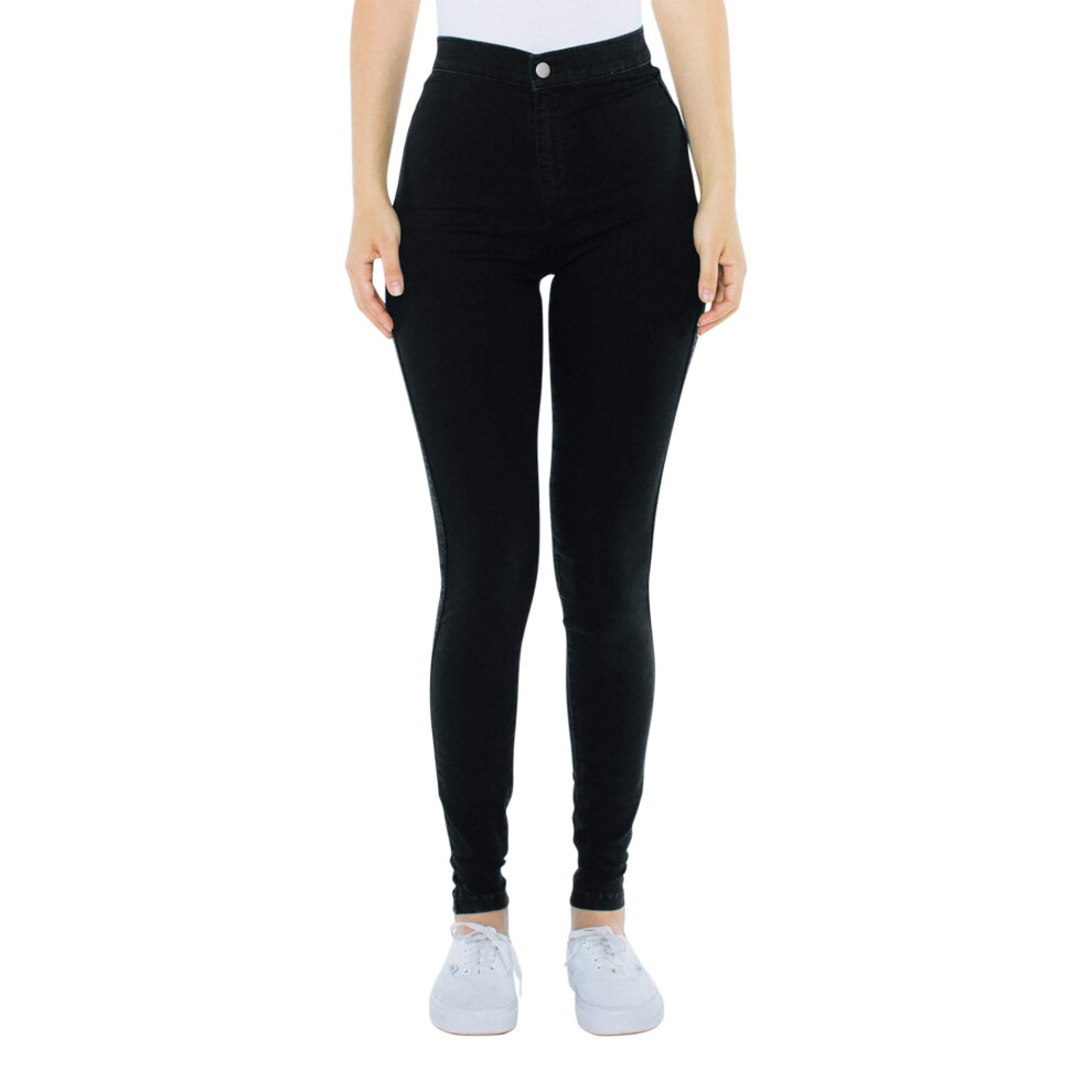 American Apparel Women's The Easy Jean  black  Small