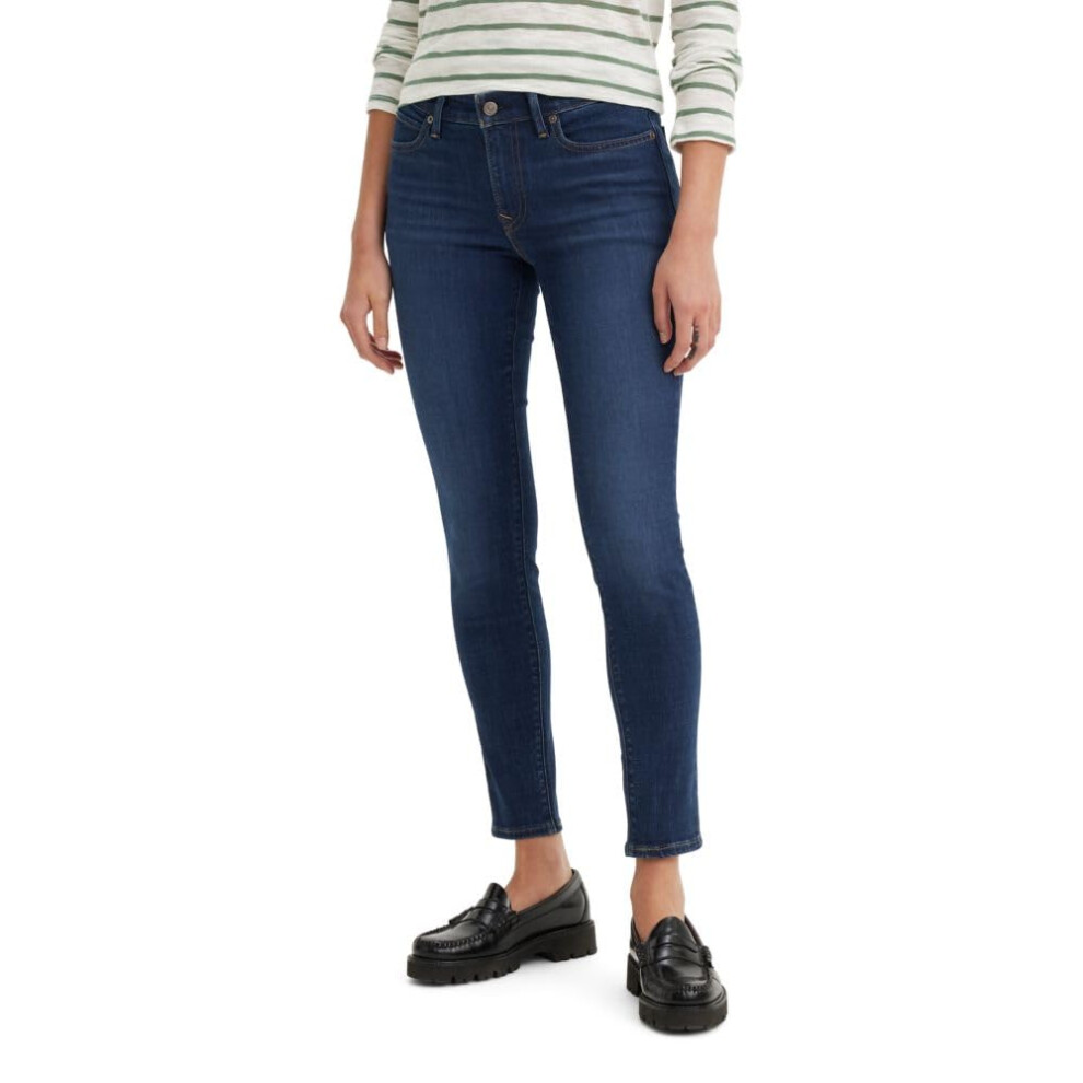 Levi's Womens 711 Skinny (Also Available In Plus) Jeans  Cobalt Overbo