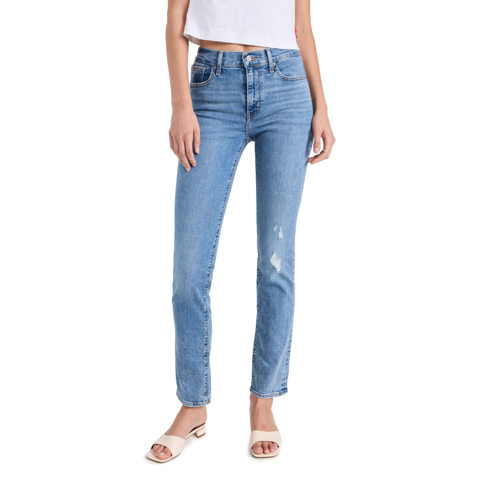 Levi's Women's Premium 724 High Rise Straight Jeans  (New) Keep It Sim