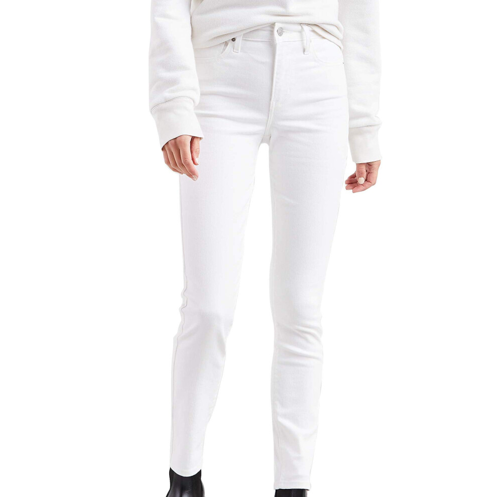 Levi's Women's 721 High Rise Skinny Jeans  Soft Clean White  32 (US 14