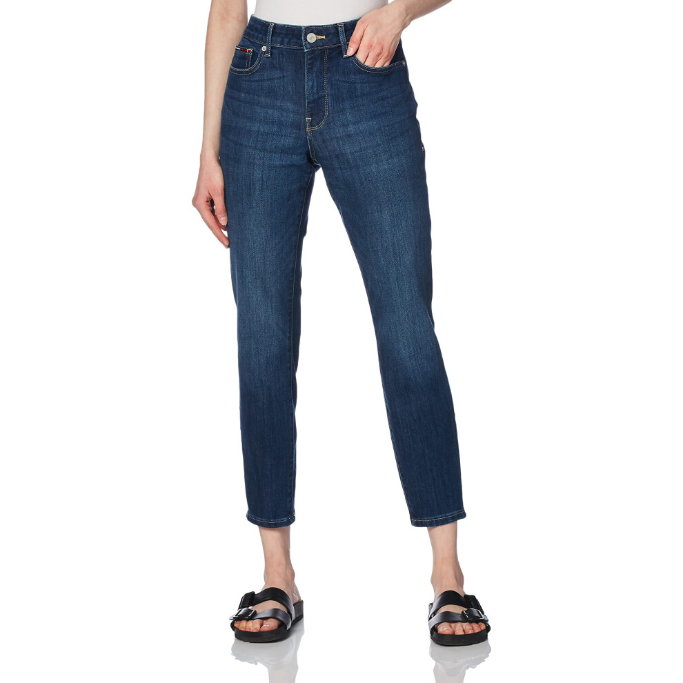 Tommy Hilfiger womens Tommy Hilfiger Women's Skinny Mid Rise Jean  Tim