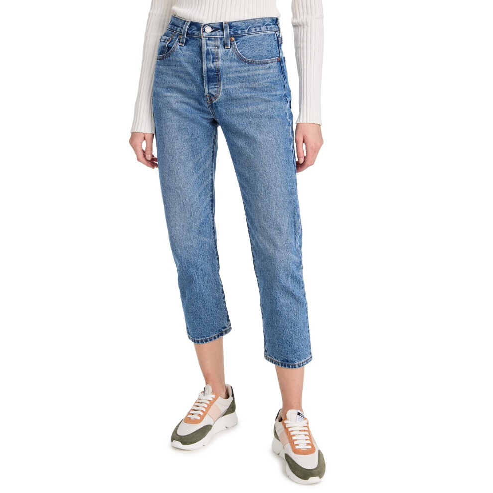 Levi's Women's 501 Crop Jeans  Must Be Mine  Blue  27