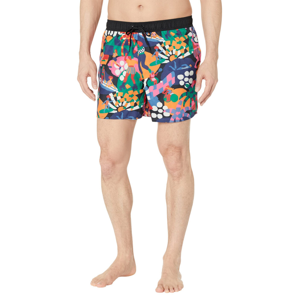 adidas Standard Unitefit Swim Shorts  Black/Better Scarlet/Unity Ink (