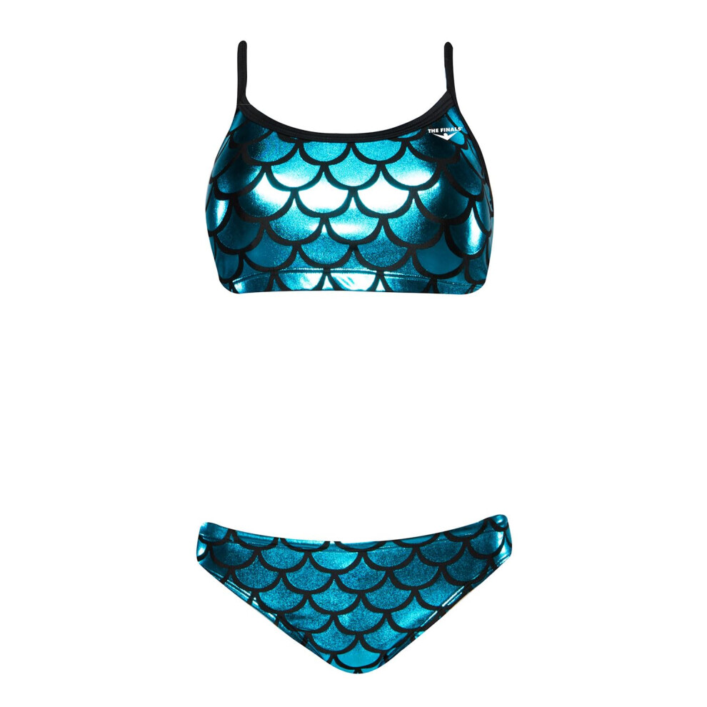 TYR Womens Mermaid Wingback 2 Piece Swimsuit Bikini Set  Turquoise  La