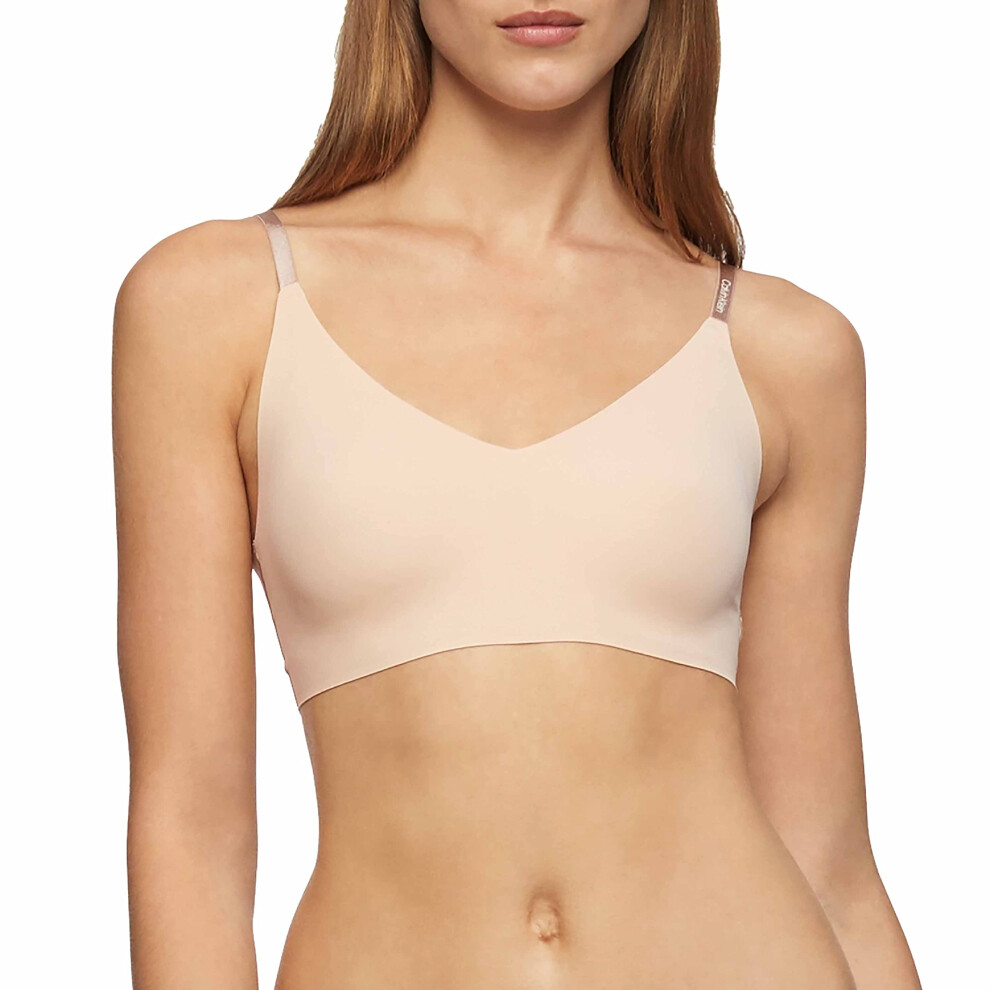 Calvin Klein Women's Invisibles Comfort Lightly Lined Seamless Wireles