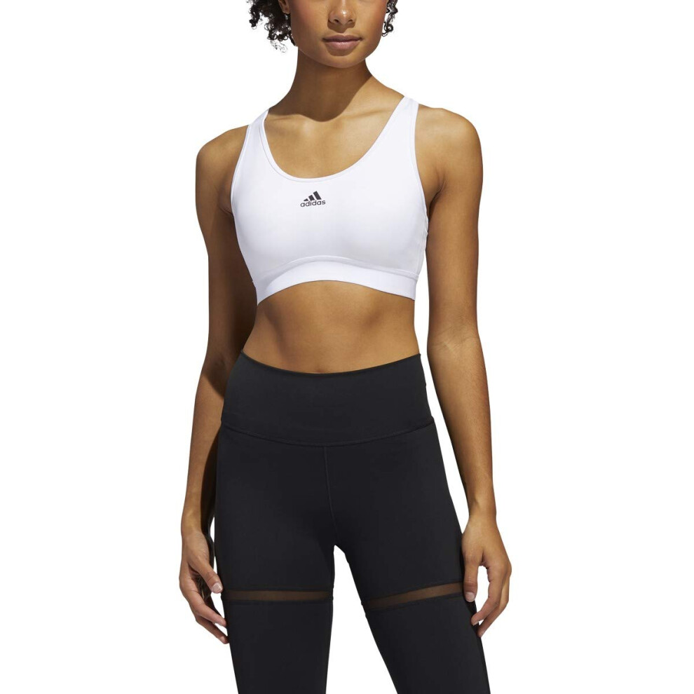 adidas Women's Believe This Bra White/Black X-Small