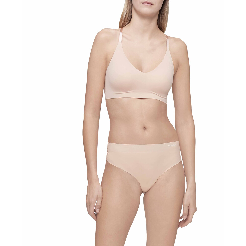 Calvin Klein Women's Invisibles Comfort Lightly Lined Seamless Wireles