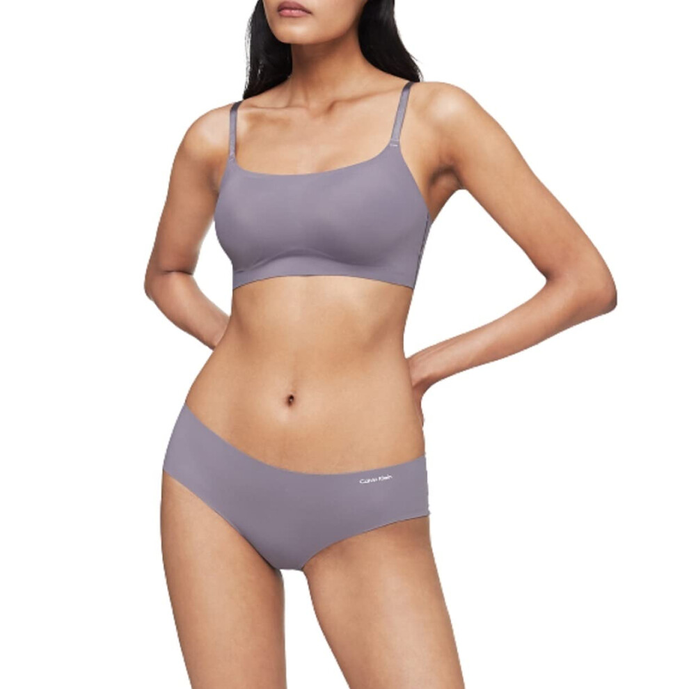 Calvin Klein Invisibles Adjustable Strap Bralette Purple Haze XS (Wome