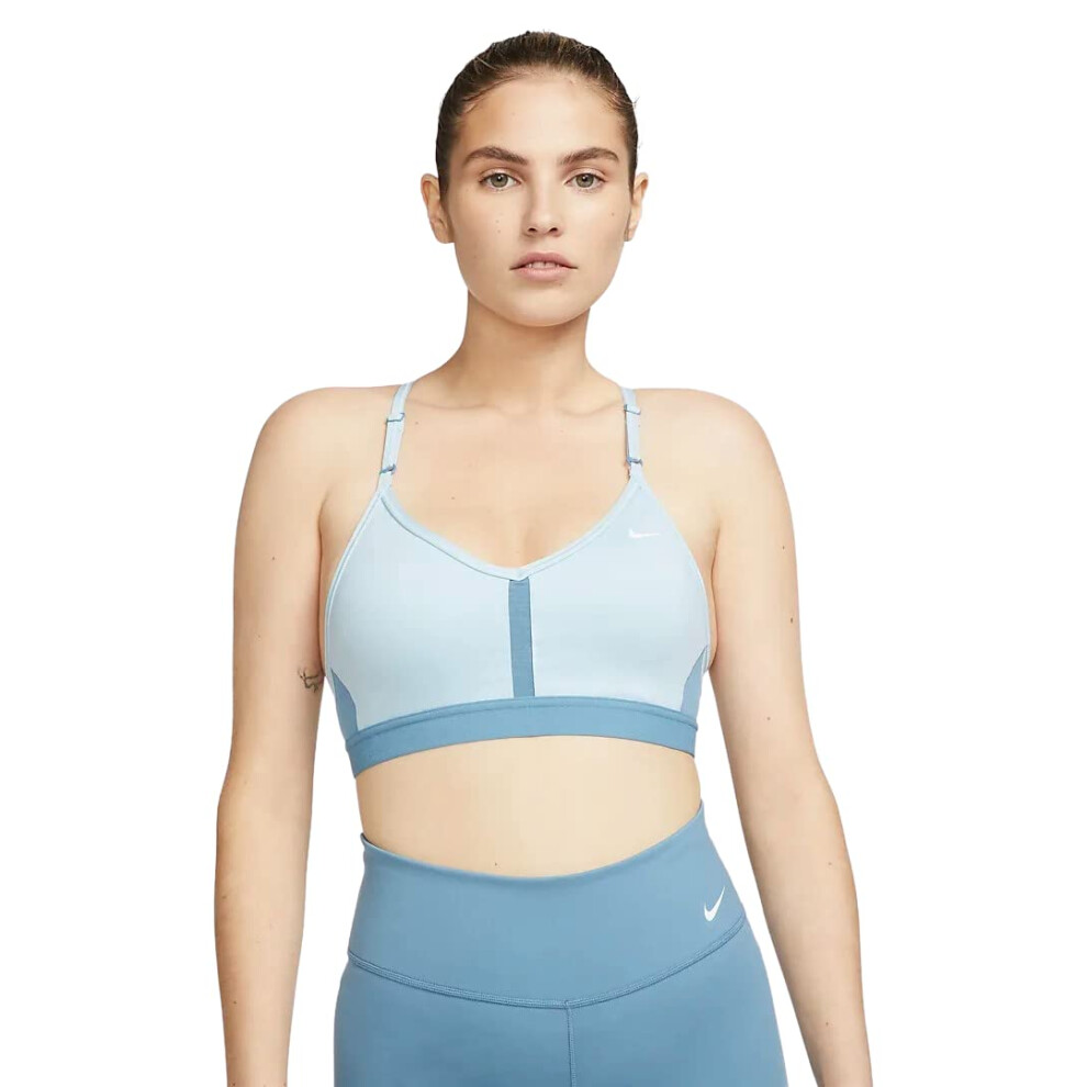 Nike Dri-FIT Indy Women's Light-Support Padded V-Neck Sports Bra (as1