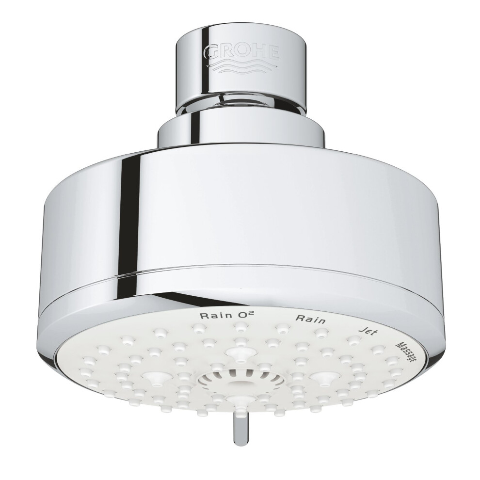 Grohe 27591001 Tempesta Cosmopolitan 100 2.5 GPM 4 Spray Shower Head