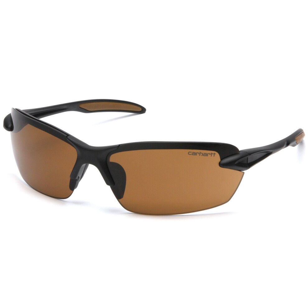 Carhartt Spokane Lightweight Half-Frame Safety Glasses  Black Frame  S