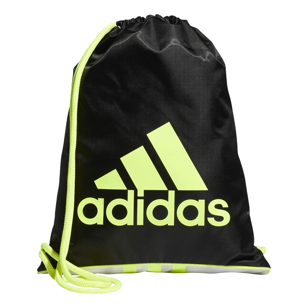 adidas Unisex Burst Sackpack  Black/Solar Yellow/White  ONE SIZE