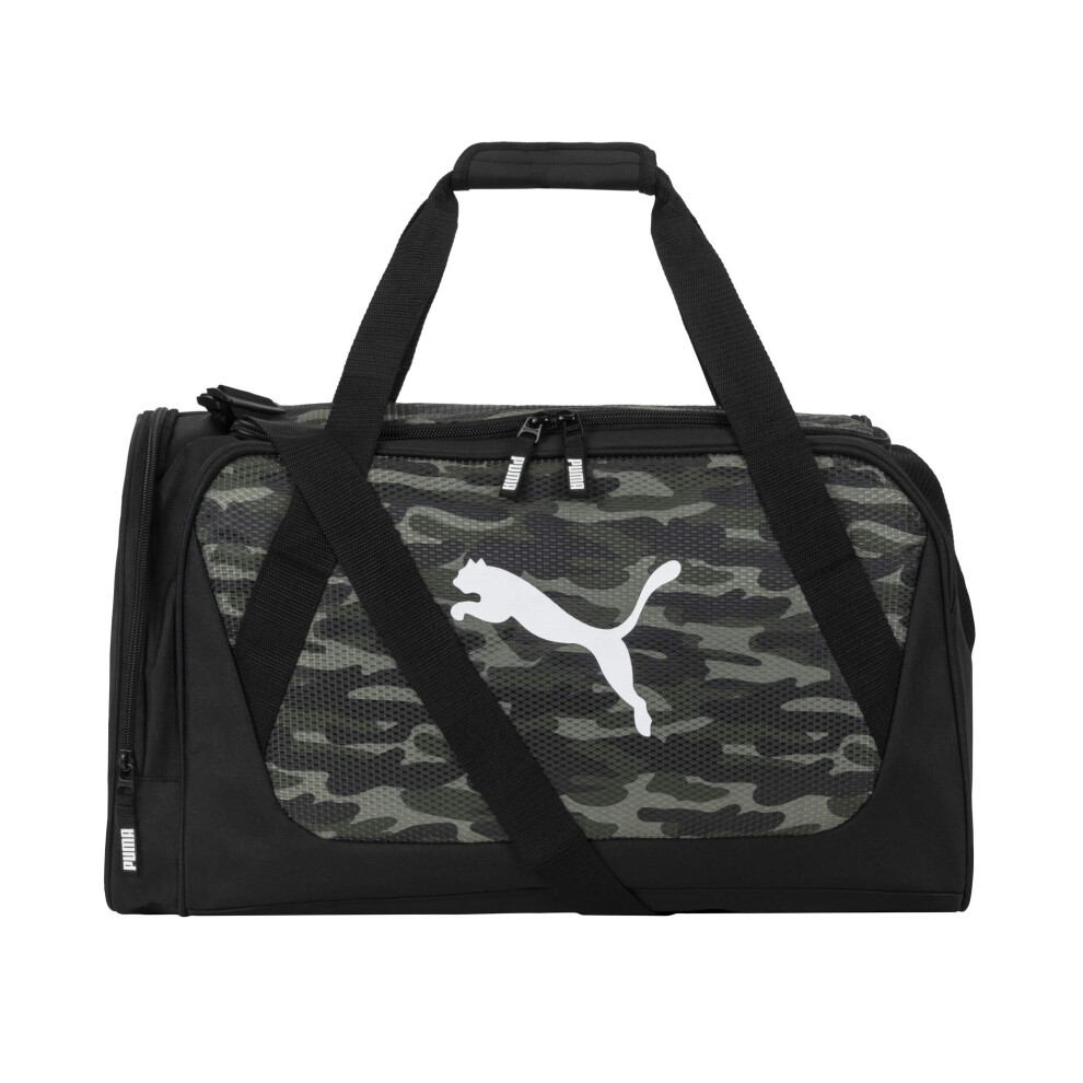 PUMA unisex adult Evercat Form Factor Duffel Bags  Green Camo  One-Siz