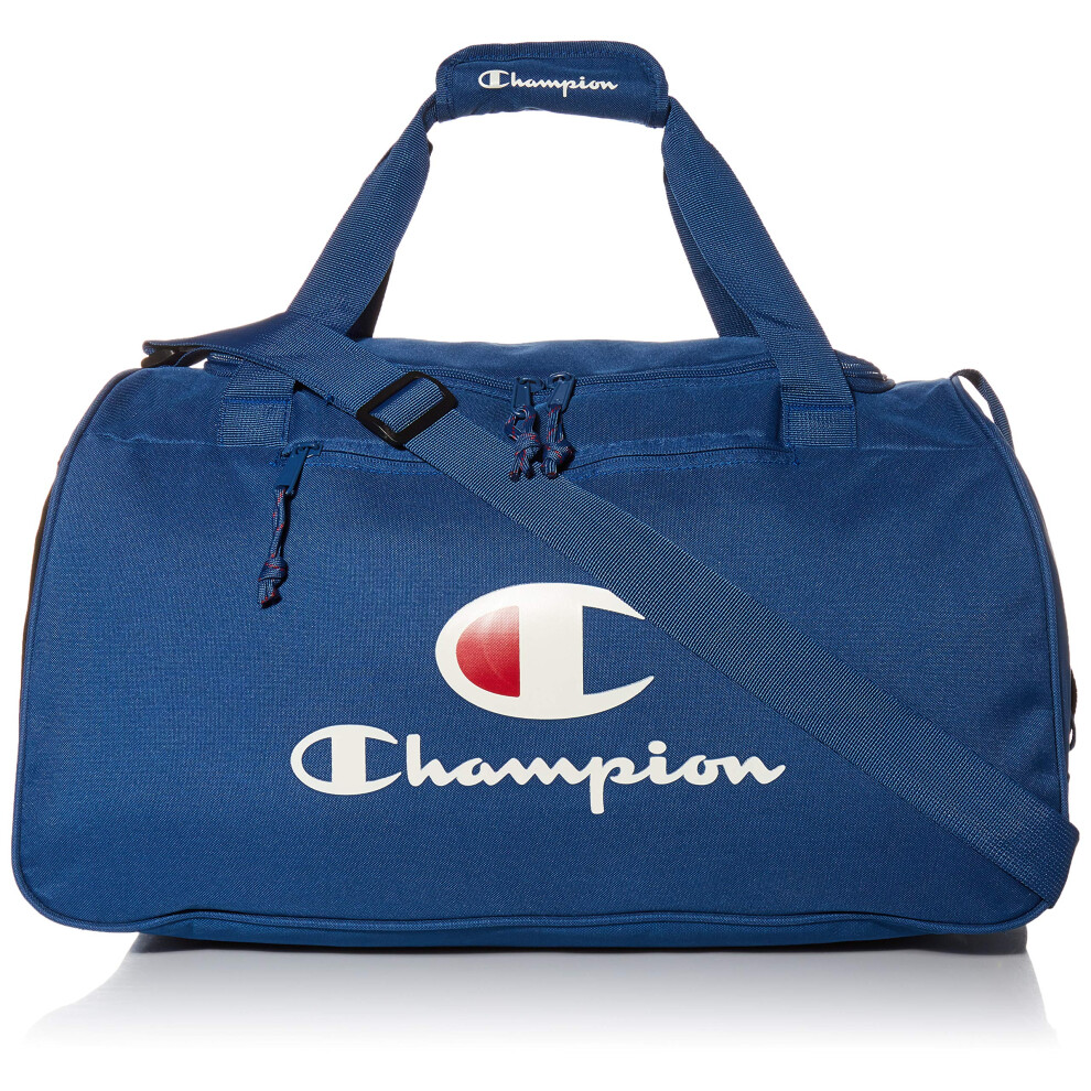 Champion unisex adult Champion Logo Duffel Bags  Navy/Red/White  One S