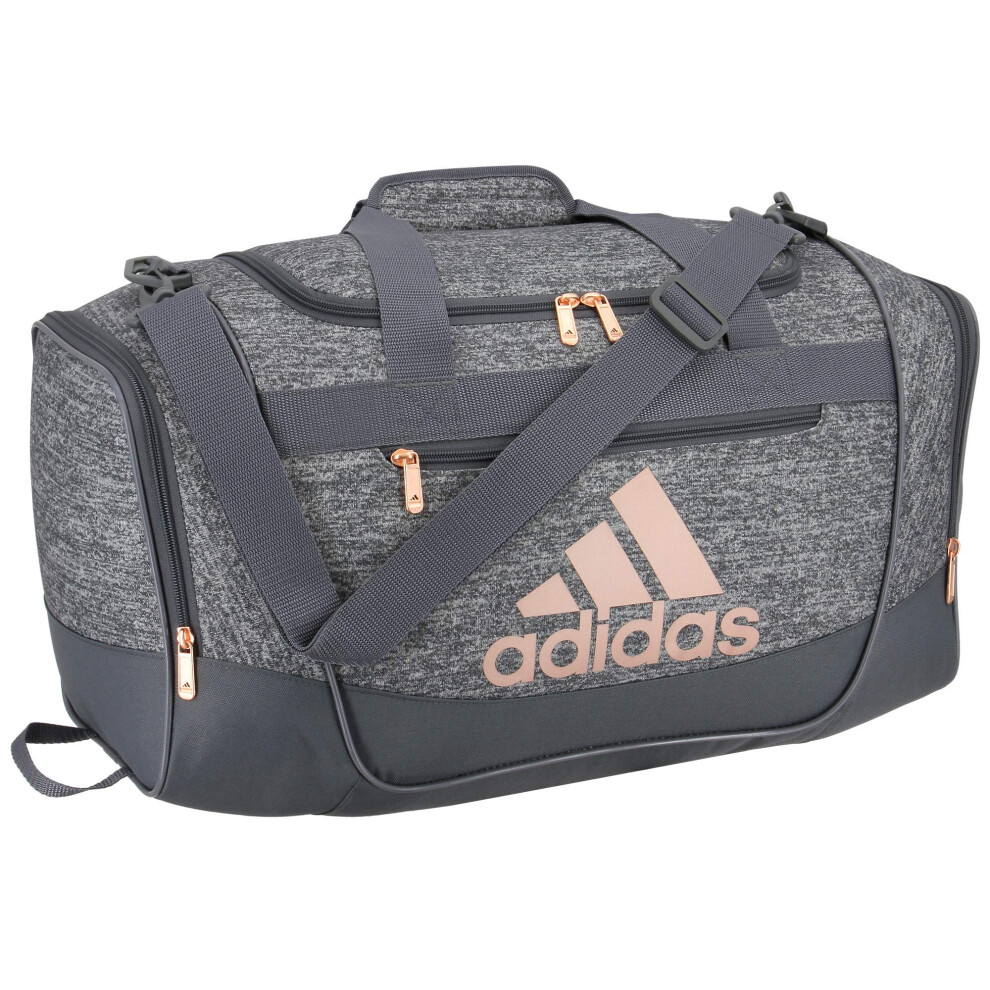 adidas Defender III Small Duffel  Jersey Onix/Rose Gold  One Size