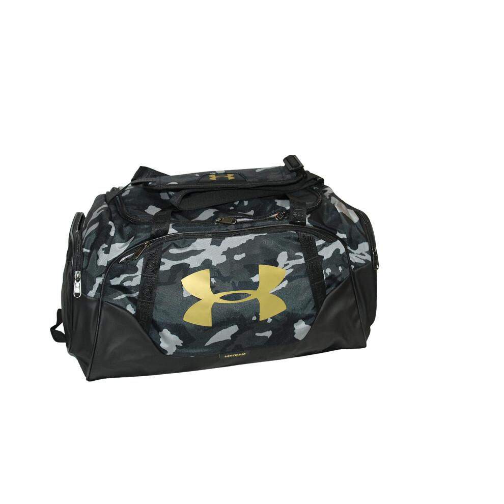 Under Armour Unisex Adult UA Undeniable 3.0 Small Duffel Bag (Black/Go