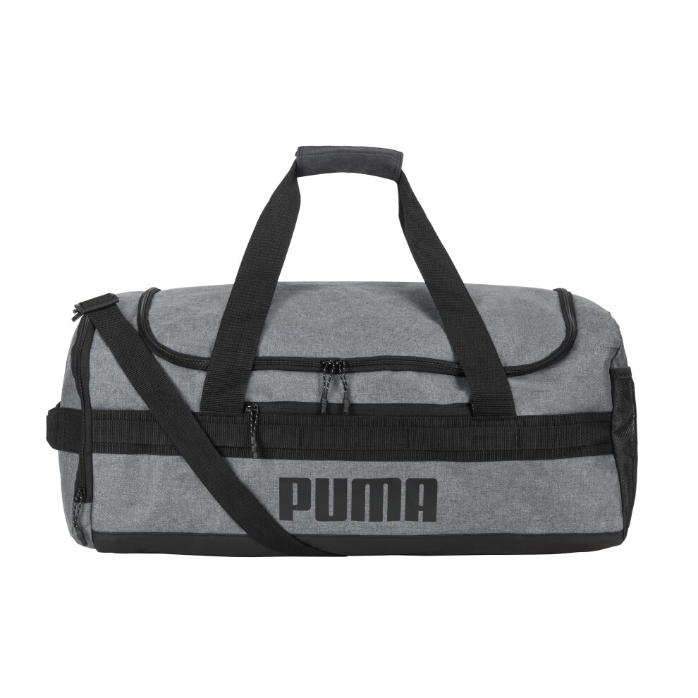 PUMA Evercat Foundation Duffel Bag  Grey Heather/Black  One-Size