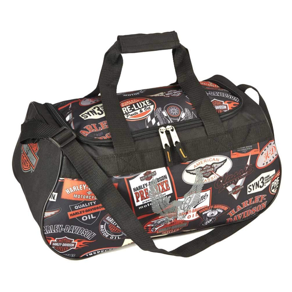 Harley Davidson Logo Sport Duffel  Black  One Size