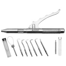 Dental Automatic Crown Remover Bridge Remover med 10 stykker/fjederbelastet kronefjerner med 8 spidser og skruen?gle af ARTMAN INSTRUMENTS