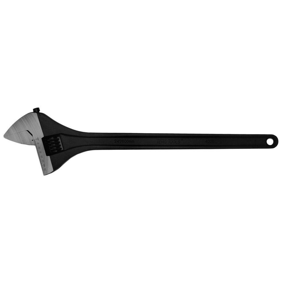 Teng Tools 24 Inch Industrial Adjustable Wrench With Graduated Scale -