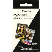 Canon Zink-Fotopapier-Paket, 20 Blatt, wei, 5,1 x 7,6 cm. (3214C001)