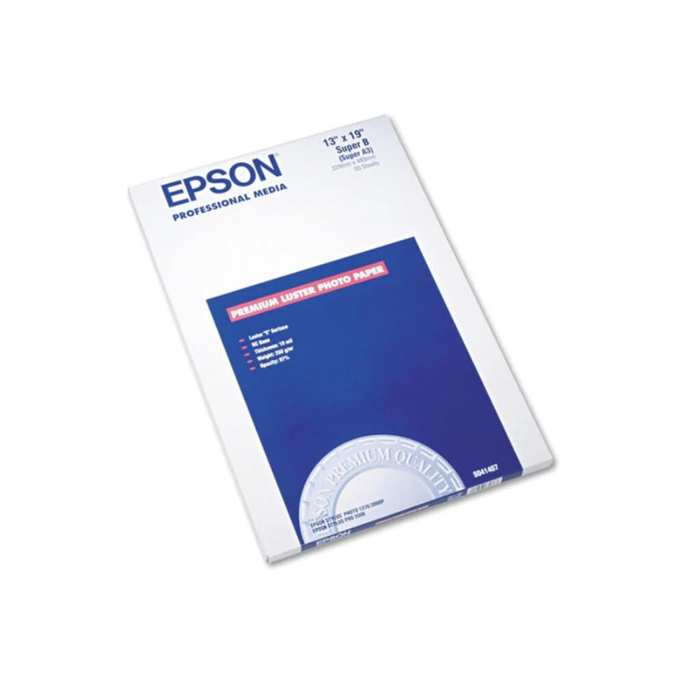 Epson Ultra Premium Photo Paper LUSTER (13x19 Inches  50 Sheets) (S041