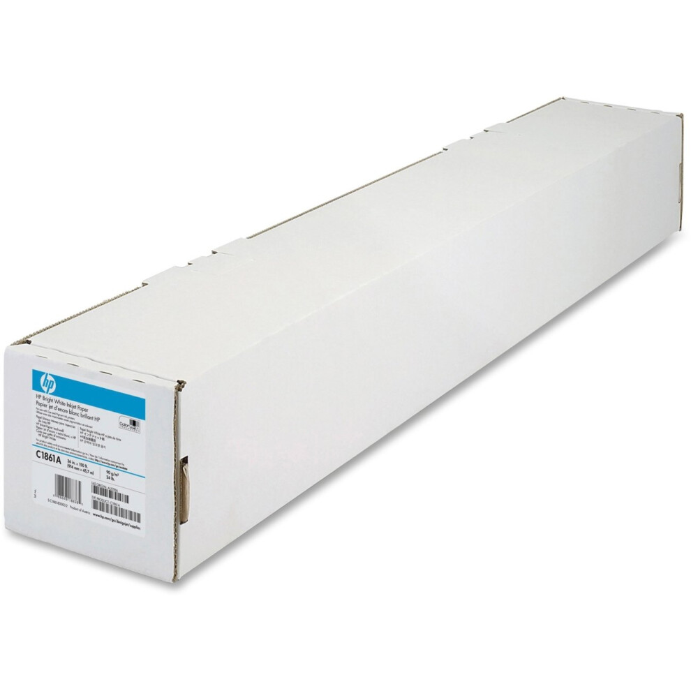 HP Designjet Large Format Paper For Inkjet Prints  4 Mil  36"" X 150 F