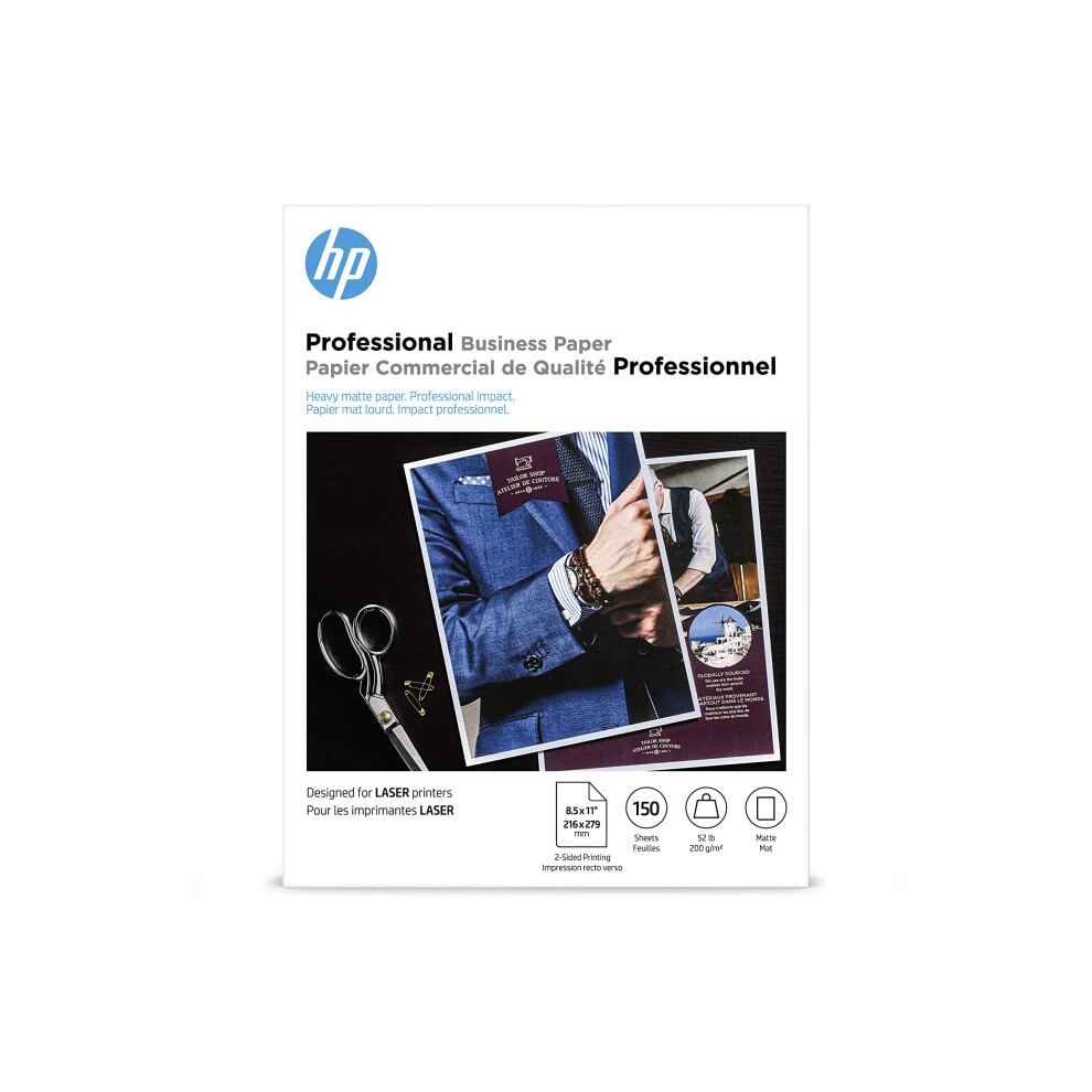 HP Professional Business Paper  Matte  8.5x11 in  52 lb  150 sheets  w