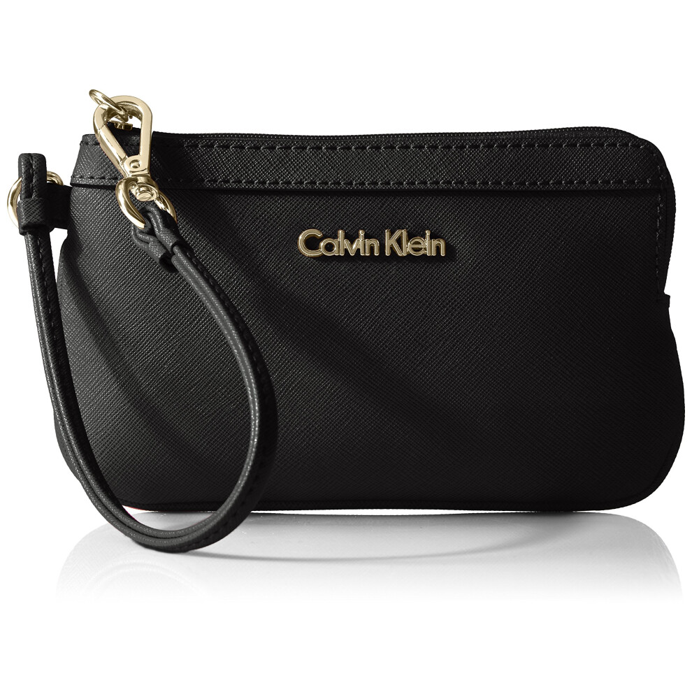 Calvin Klein Saffiano Wristlet