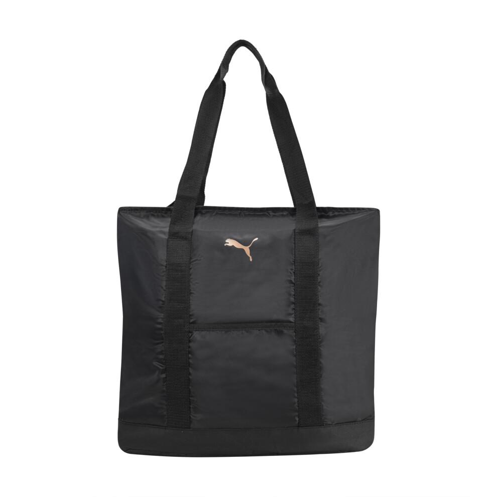 PUMA womens Evercat Cambridge Gym Tote Bags  Black/Gold  One Size US